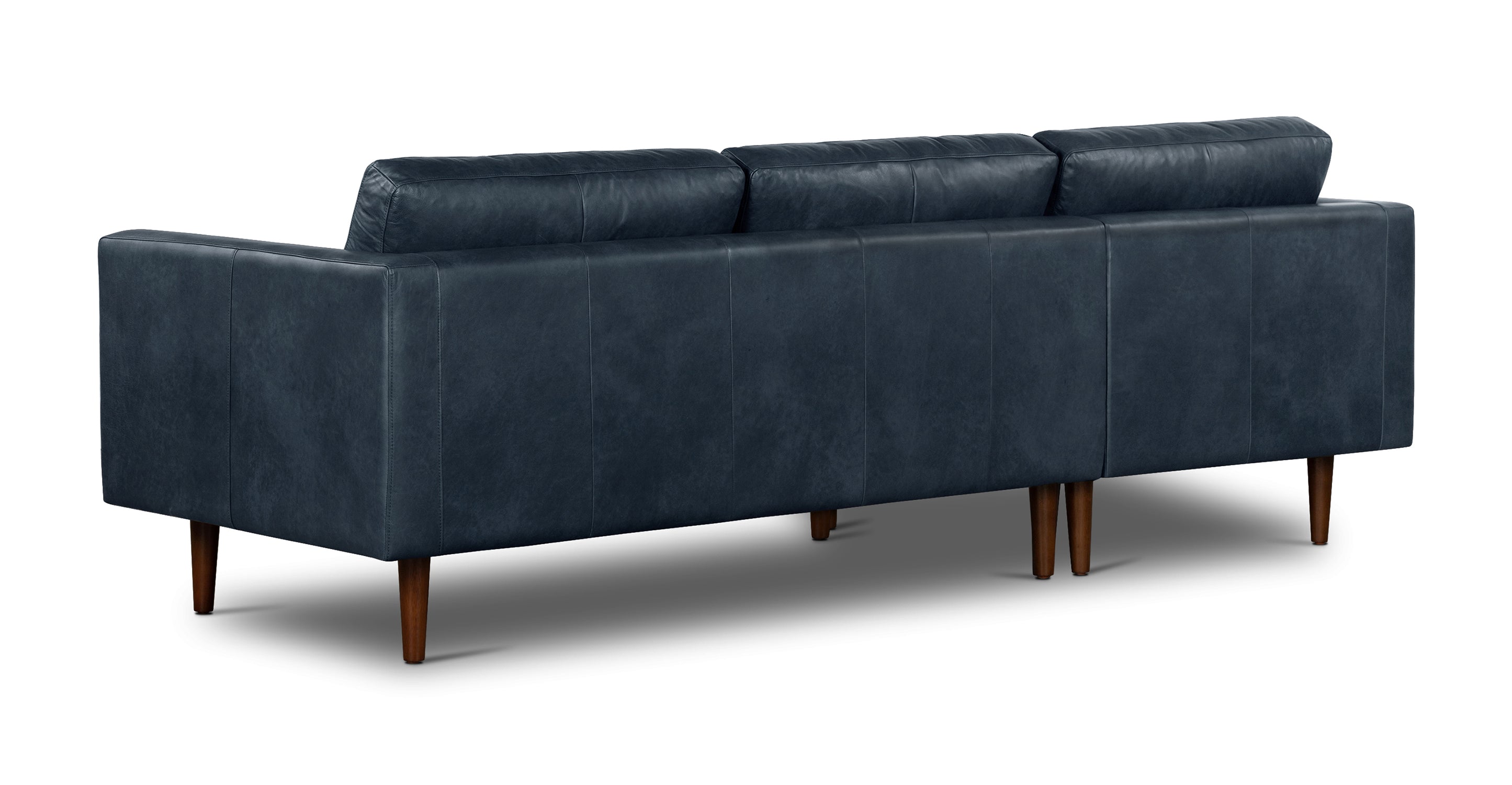 Napa Left Facing Sectional Sofa - Modern L-Shaped Couch with Reversible Chaise, Soft Fabric Upholstery for Living Room, Family Room & Home Theater Comfort