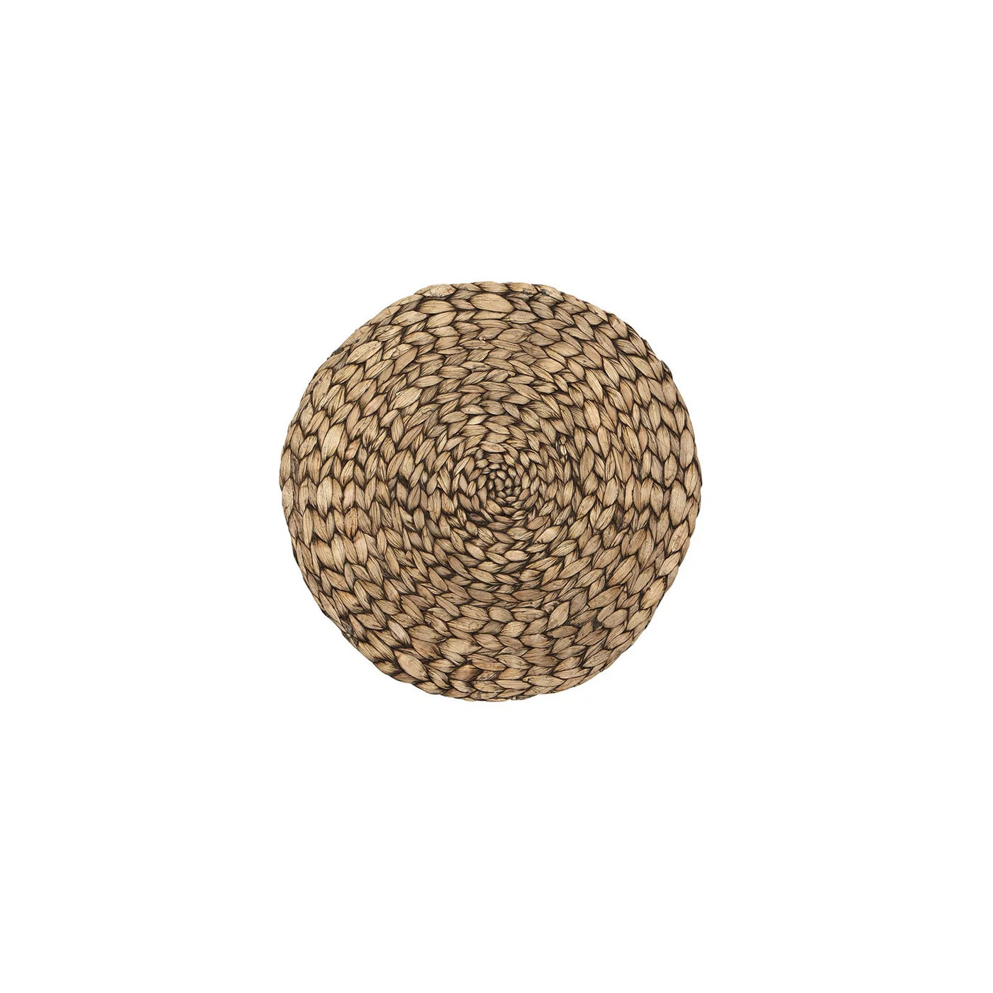 Natural Woven Hyacinth Palma Black Round Placemats - Set of 24 - Perfect for Dining Table Decor, Kitchen, and Outdoor Picnics