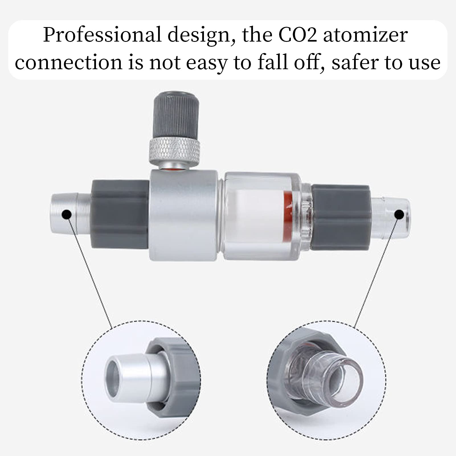 Premium CO2 Diffuser for Planted Aquariums - 16/22mm Inline Carbon Dioxide Atomizer with Bubble Counter - Enhance Plant Growth in Freshwater Fish Tanks - Ideal for Aquatic Plants & Nano Aquariums
