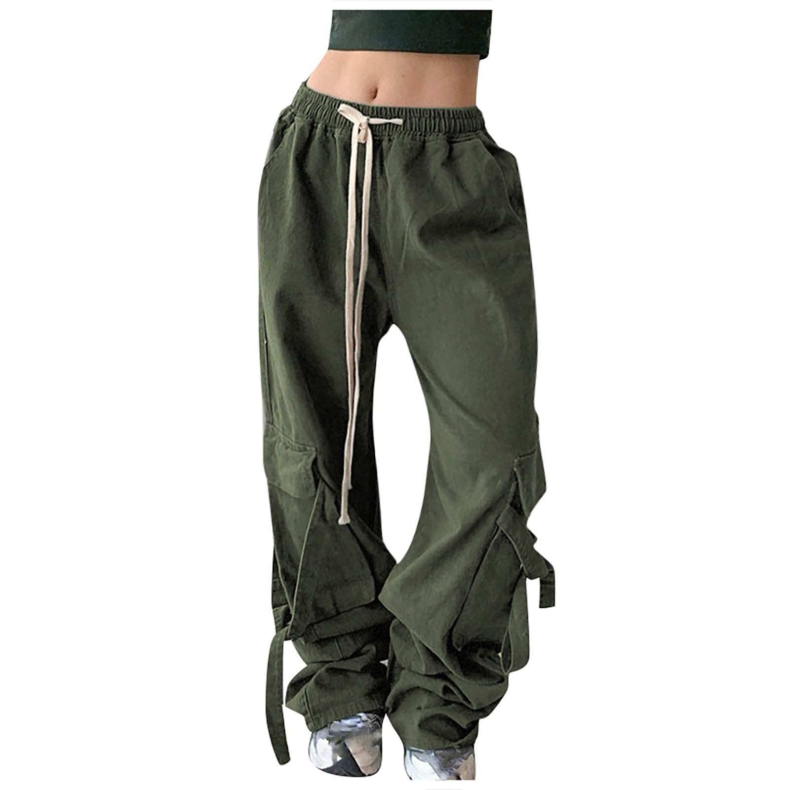 Women's Cotton Cargo Pants - Military Style Combat Work Pants with Multiple Pockets | Casual & Durable for Outdoor, Hiking, Work & Everyday Wear