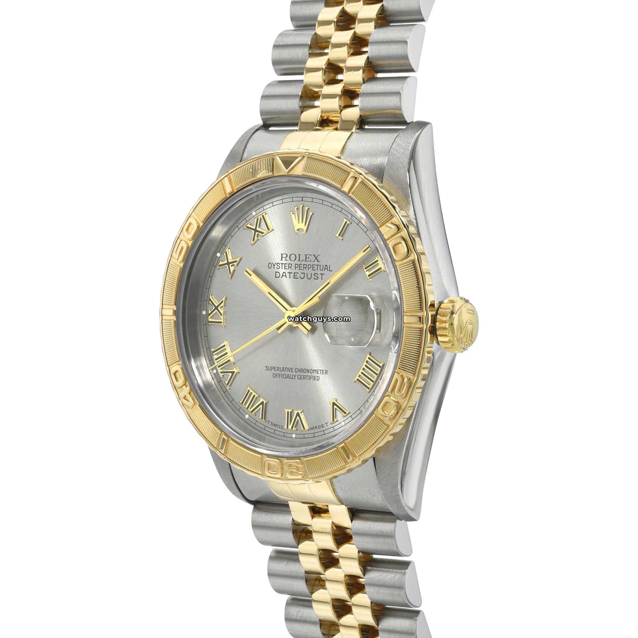 Original Rolex Datejust 16263 Thunderbird Men's Watch - 18K Gold & Stainless Steel - Luxury Timepiece for Business, Gifting & Special Occasions