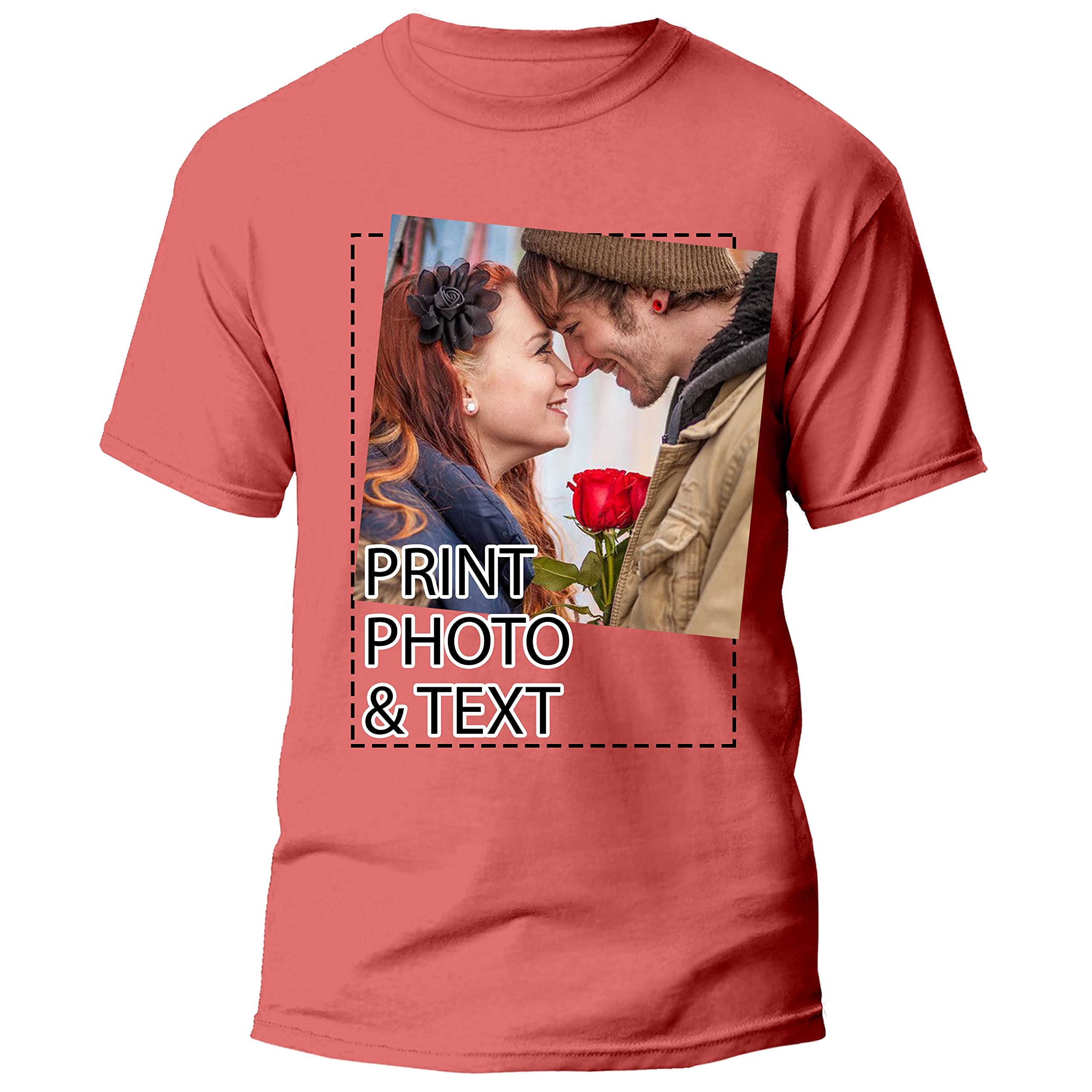 Custom T-Shirts - Design Your Own Crew Neck T-Shirts for Men & Women | Personalized Graphic Tees for Casual Wear, Gifts & Events