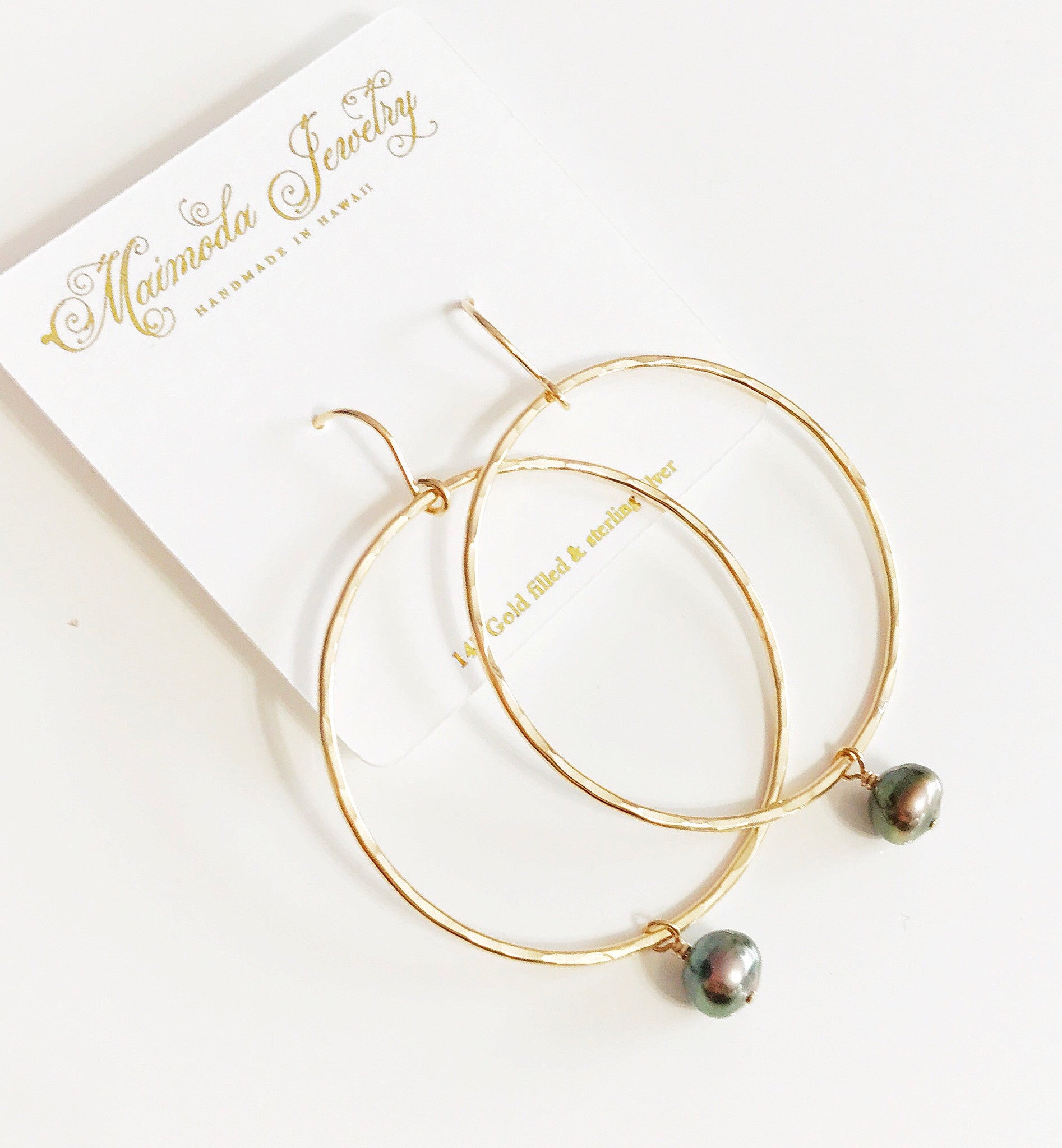 Exquisite Keshi Tahitian Pearl Earrings (E350) - Handmade Jewelry for Women, Perfect for Weddings, Parties & Special Occasions