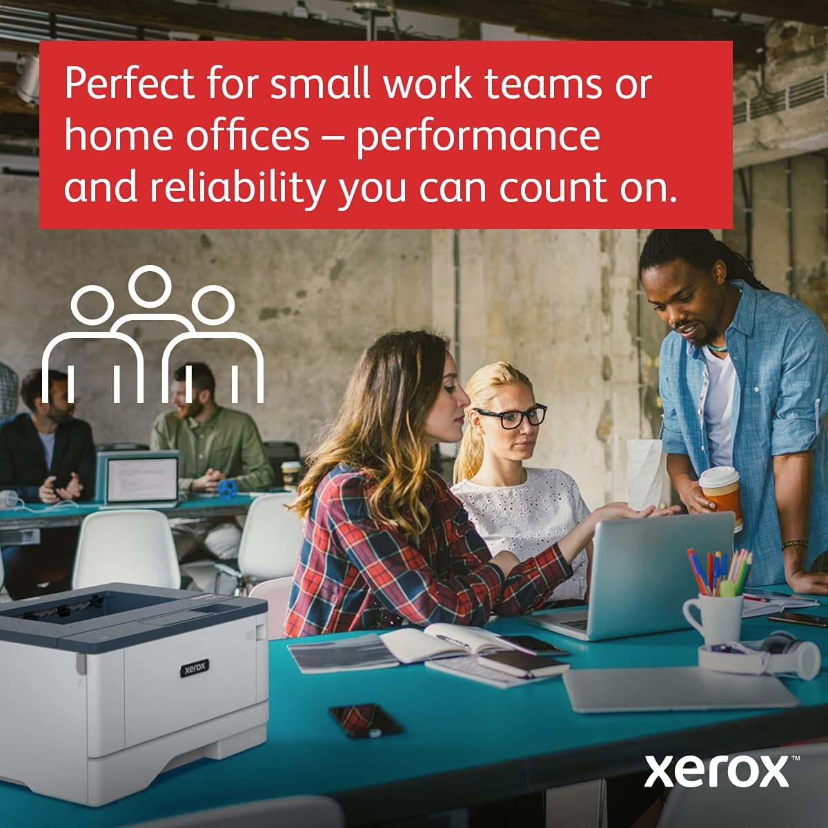 Xerox B310dni Wireless Laser Printer - 40ppm A4 Black & White Printer with Automatic 2-Sided Duplex Printing | Ideal for Home Office, Small Business & Remote Work Printing Needs