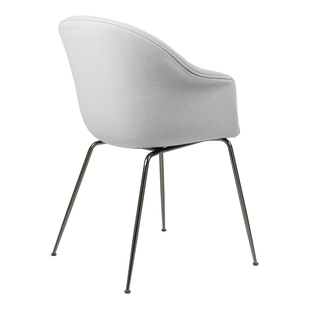 Bat Dining Chair with Conic Base - Fully Upholstered Modern Kitchen & Dining Room Furniture for Home Decor