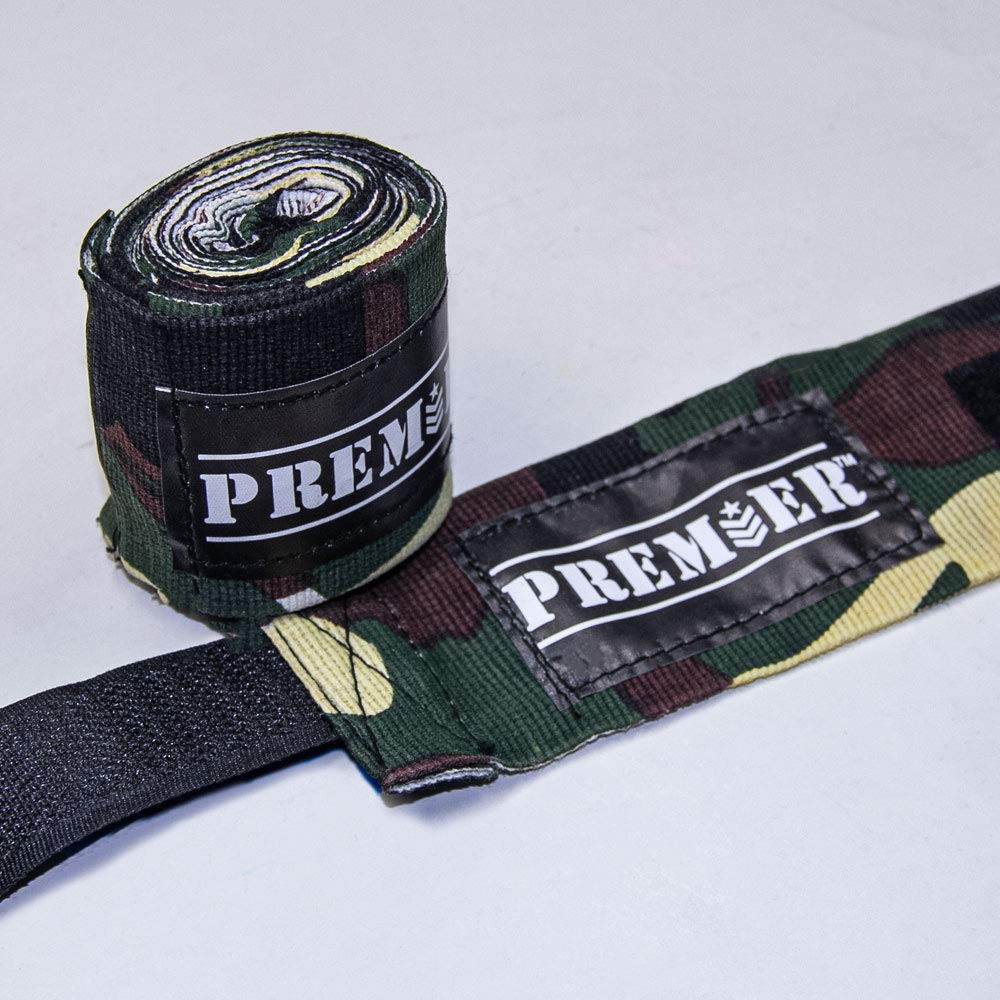 Revgear Premier Hand Wraps for Boxing & MMA - Premium Hand Protection for Training & Competition - Ideal for Punching Bag Workouts, Sparring & Martial Arts Practice