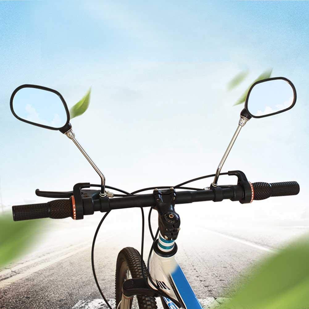 Universal Bike Mirror - 1 Pair Handlebar Rear View Mirrors for Road Bikes, Mountain Bikes & Cycling Safety - Perfect for Commuting, Touring & Outdoor Adventures