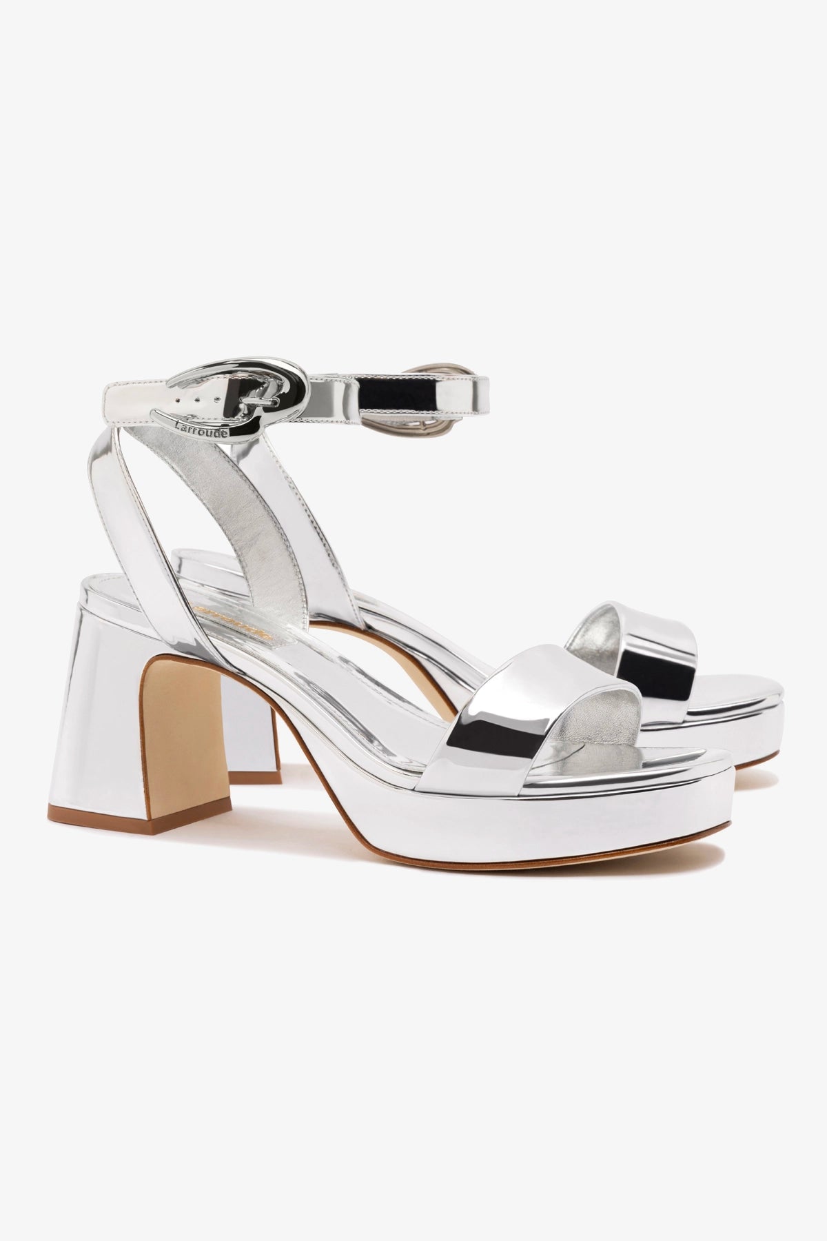Dolly Verona Low Sandal Women's Comfortable Silver Mirror Sandals - Perfect for Summer Outings, Beach Vacations & Casual Wear