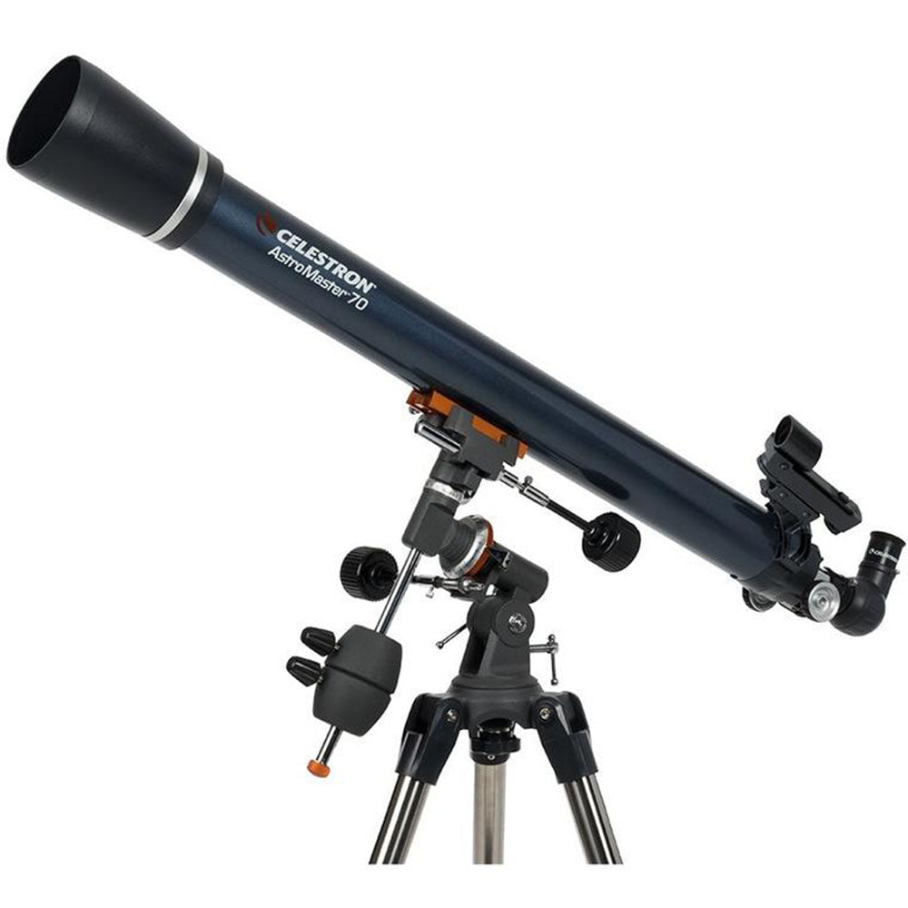 Celestron AstroMaster 70 EQ Refractor Telescope with German Equatorial Mount - Perfect for Astronomy Beginners & Stargazing at Home