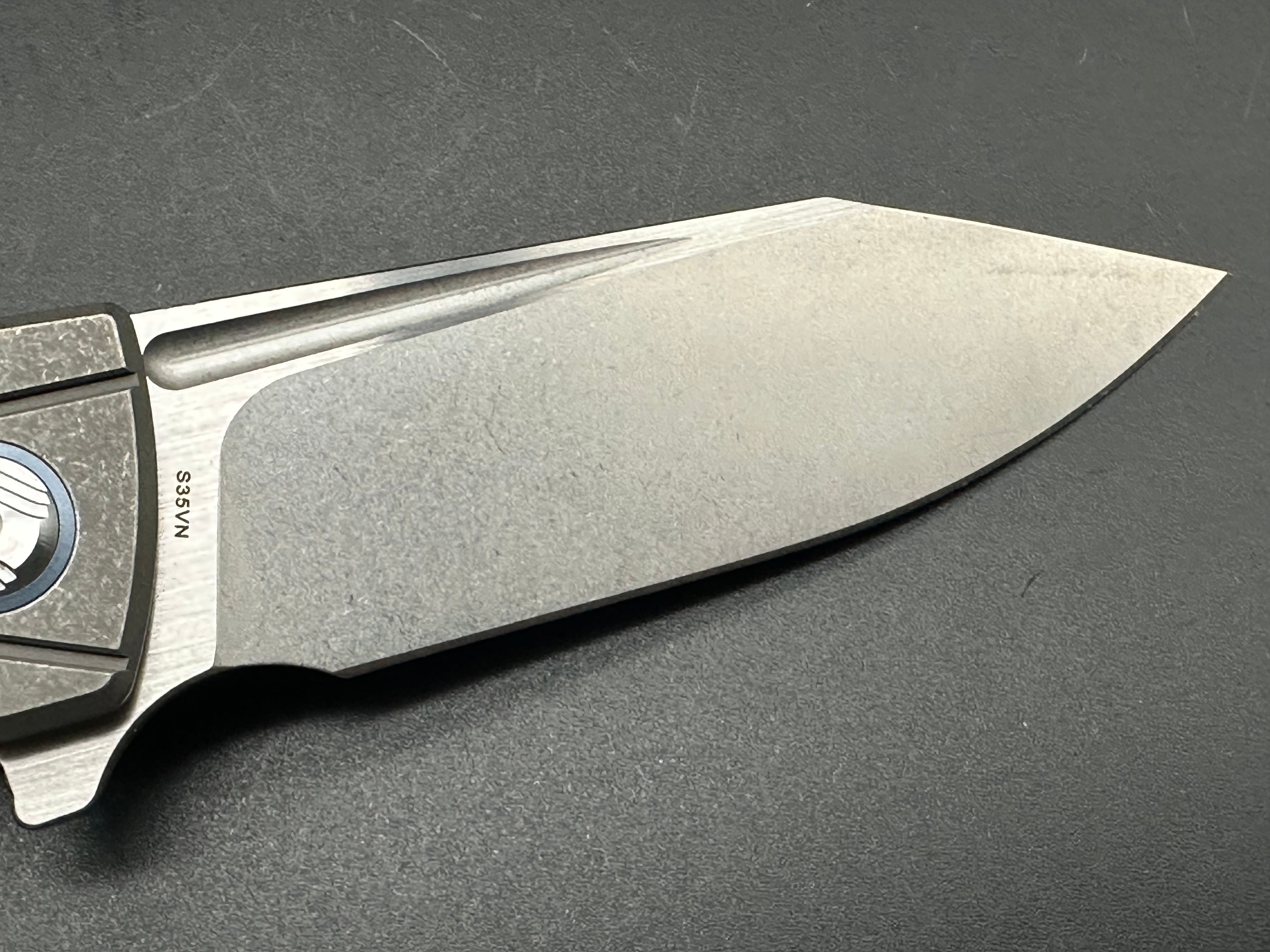 Bestech Horus Titanium Handle Folding Knife with S35VN Steel Blade - Perfect for Camping, Hiking, and Everyday Carry (EDC)