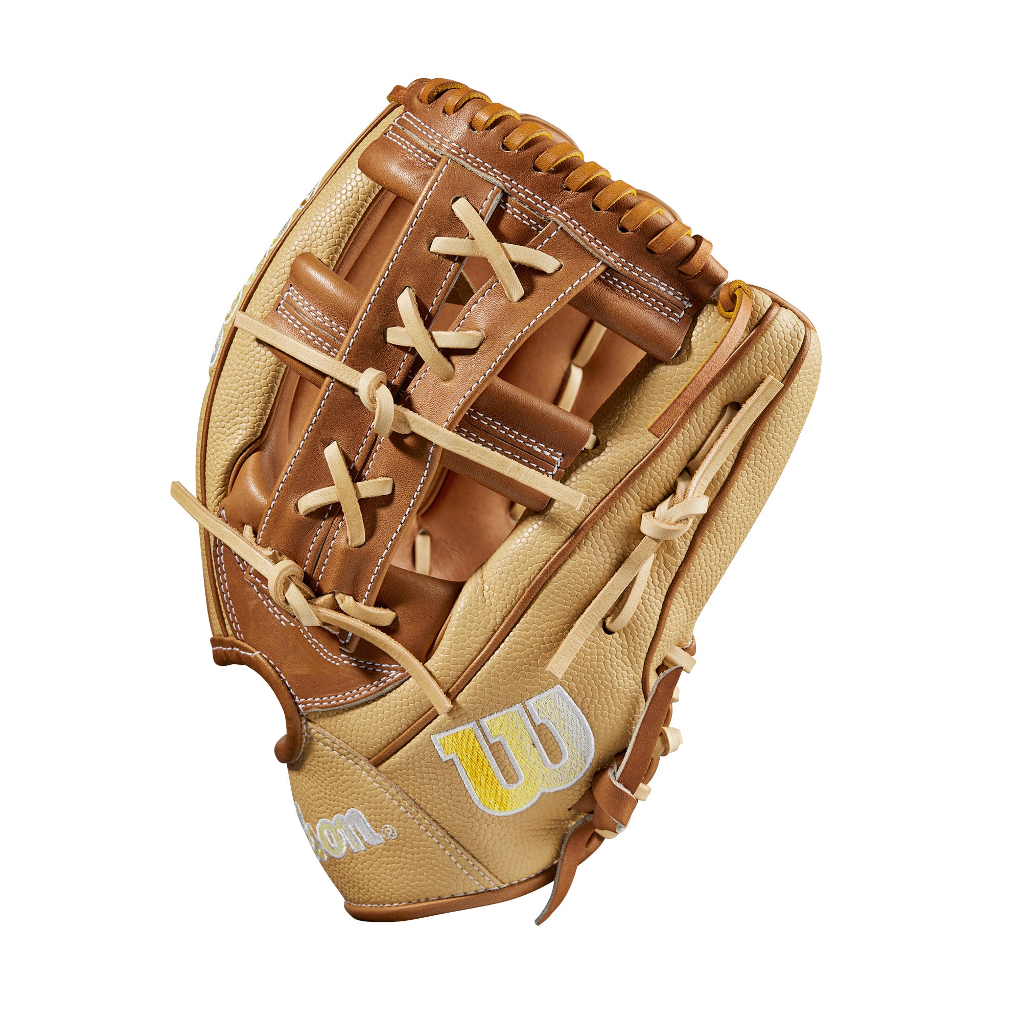 Wilson A2000 12 Inch Infield Baseball Glove - Professional Quality Leather Mitt for Fast-Pitch & Slow-Pitch Games - Perfect for Shortstop, Second Base & Third Base Players