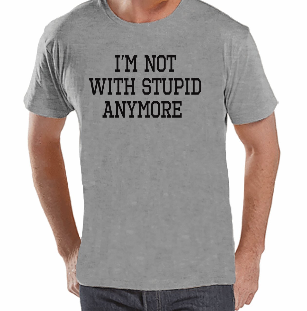 7 Ate 9 Apparel Men's Funny Breakup T-Shirt - Comfortable Cotton Graphic Tee for Casual Wear, Gym, or Parties
