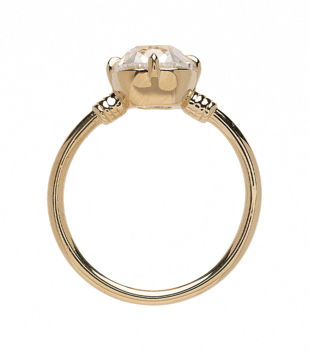 2.02Ct Lab Grown Old Mine Cut Diamond Engagement Ring for Women - Ethical & Affordable Luxury Wedding Ring for Proposal, Anniversary & Special Occasions