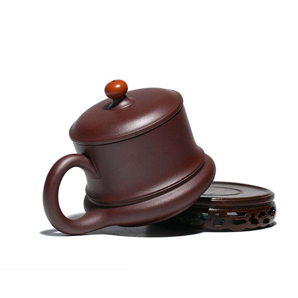 Premium Yixing Purple Clay Teacup for Birds - Handmade Chinese Ceramic Tea Cup for Tea Lovers - Perfect for Gongfu Tea Ceremony & Bird Watching Gifts