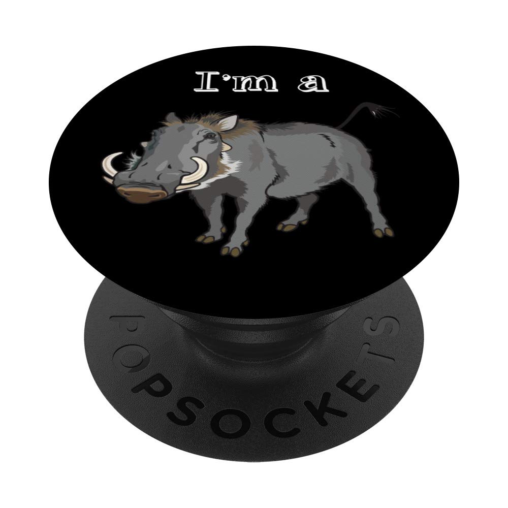 Wild Boar & Warthog PopSockets PopGrip - Swappable Phone Grip for iPhone, Samsung & Tablets - Perfect for Gaming, Selfies & Everyday Use