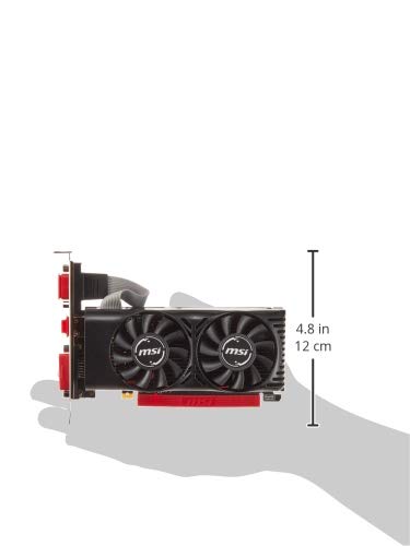 MSI N750Ti-2GD5TLP Gaming Graphics Card - 2GB GDDR5, Low Profile Design for Small PC Builds - Perfect for 1080p Gaming, Video Editing & Home Theater PCs
