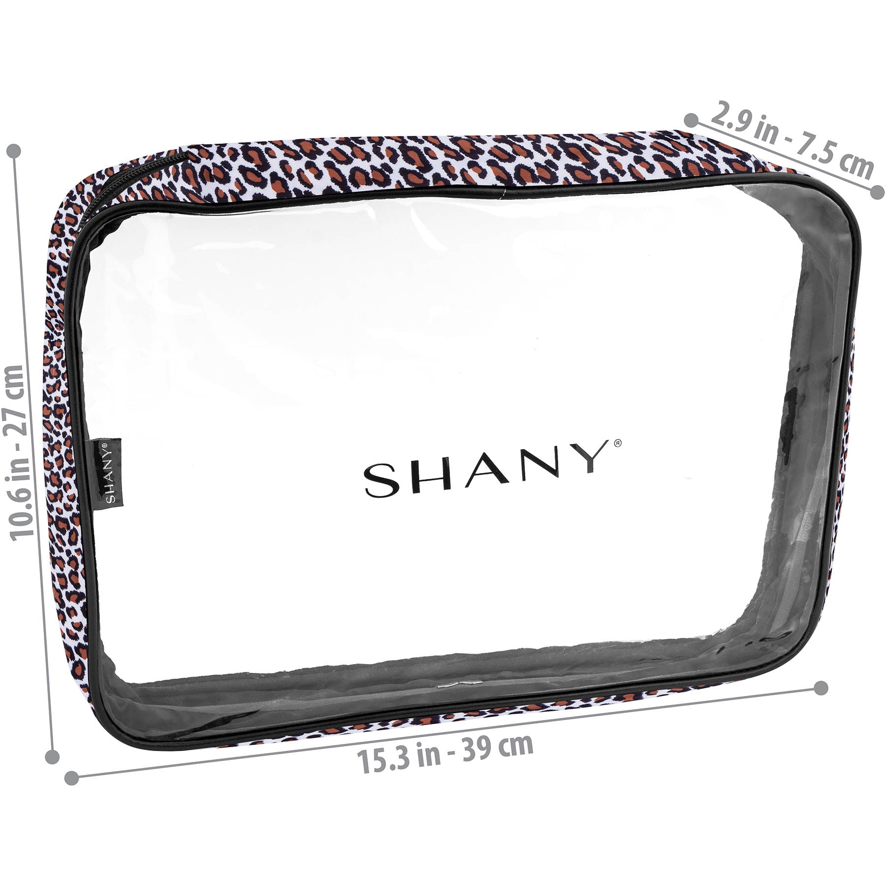 Clear PVC X-Large Cosmetic Organizer Bag - Waterproof Travel Makeup Storage Case for Women, Perfect for Travel, Home, and Salon Use