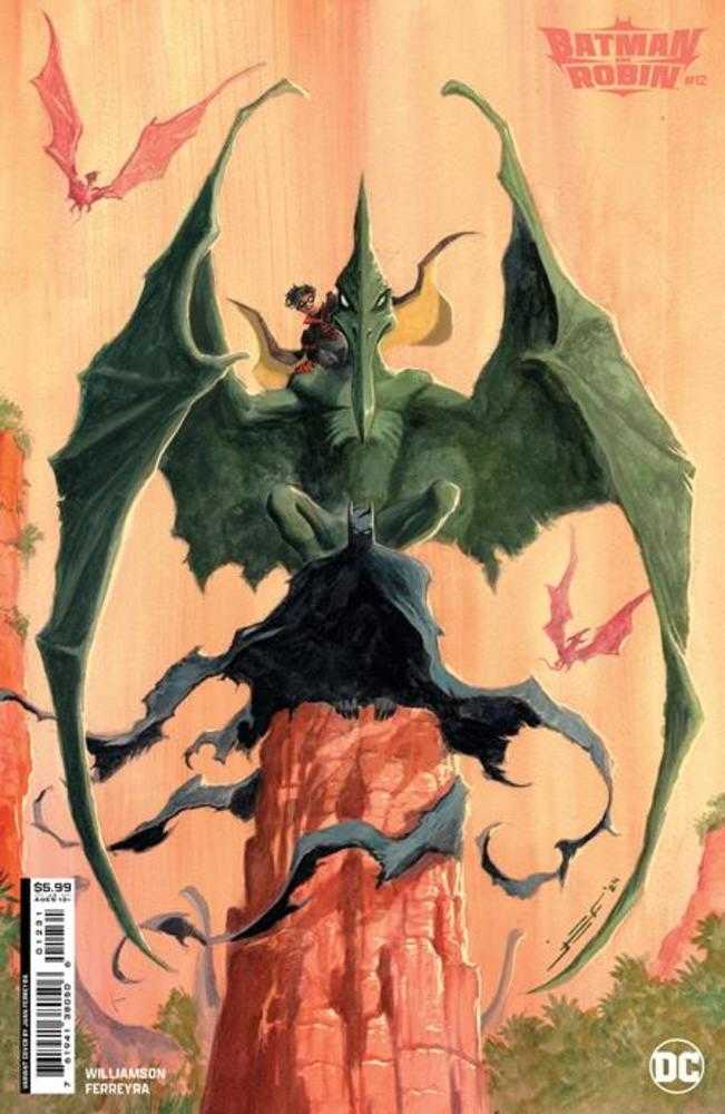 Batman And Robin #12 Cover B Juan Ferreyra Variant - Premium Card Stock Comic Book for Collectors & DC Fans - Perfect for Display, Gifts & Comic Book Collections