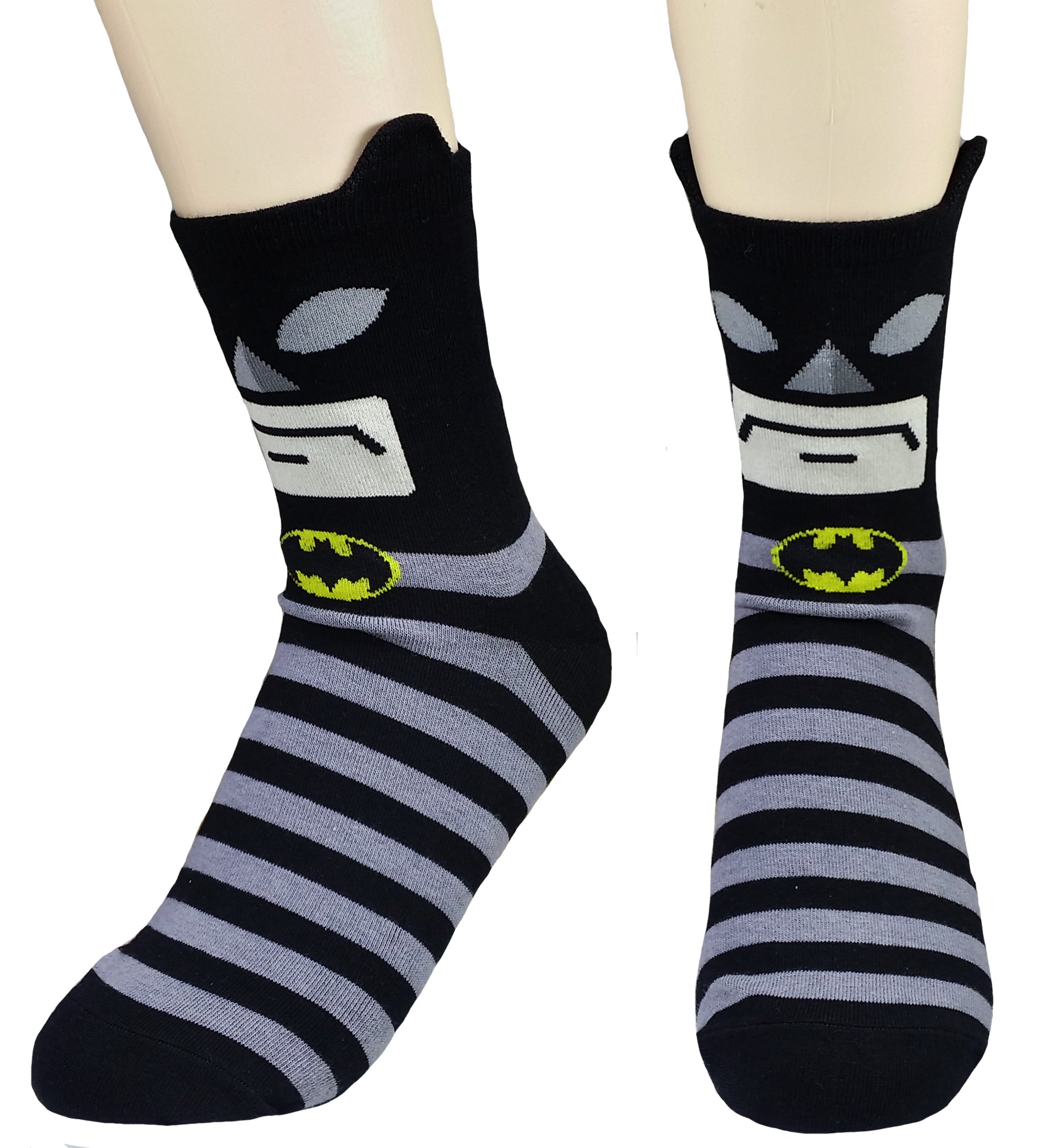 Superhero & Villain Cartoon Socks for Women - Cute & Comfortable Hero Socks Set - Perfect for Cosplay, Gift Giving & Everyday Wear