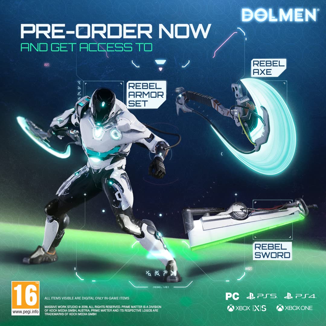 Dolmen Day One Edition for PS5 - Sci-Fi Action RPG Game | Explore Alien Worlds & Battle Monsters | Perfect for Solo & Co-op Gaming Nights