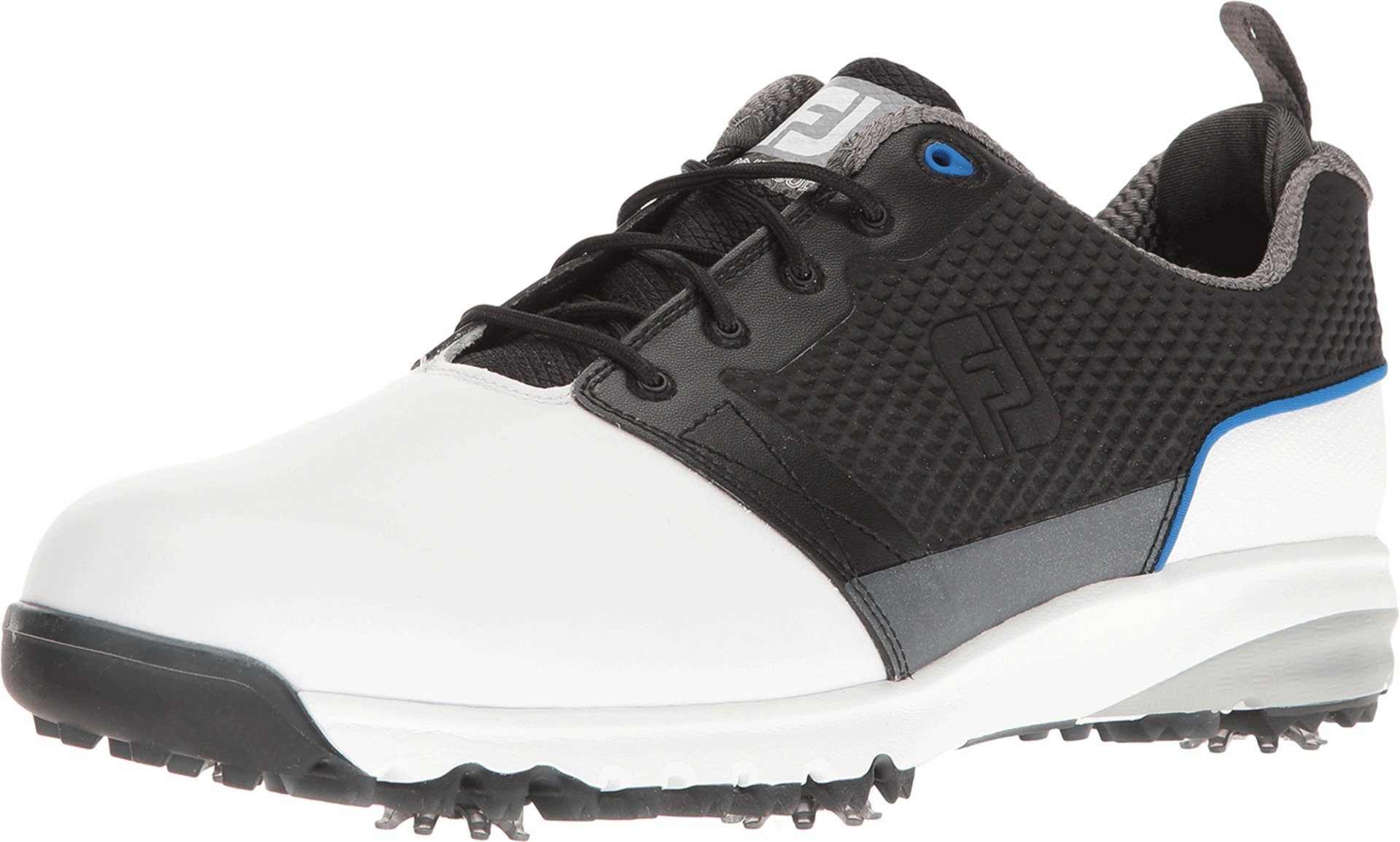 FootJoy Men's ContourFit Golf Shoes - Comfortable & Durable Spiked Golf Footwear for Men | Perfect for Walking Courses & Club Tournaments