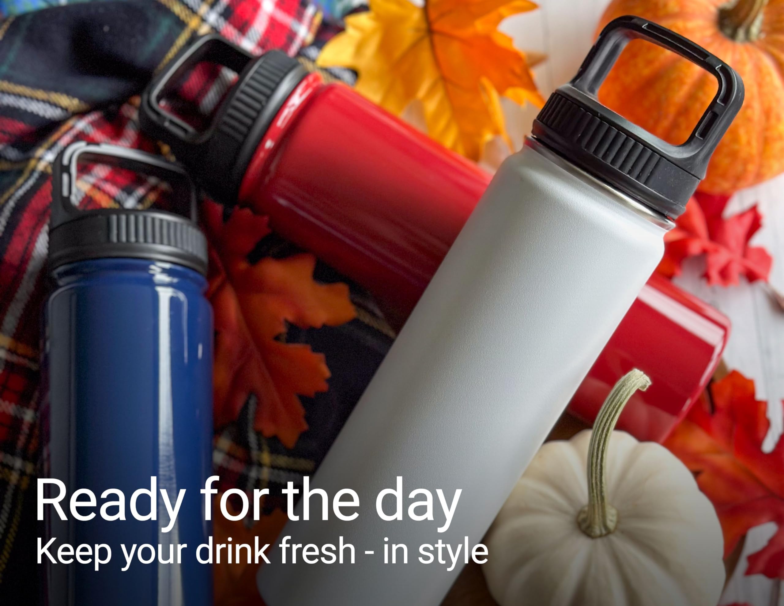 32oz Insulated Stainless Steel Water Bottle with Engraved Bradley Beach SC Design - Double Wall Vacuum Tumbler for Hot & Cold Drinks - Perfect for Travel, Hiking, Gym and Outdoor Activities