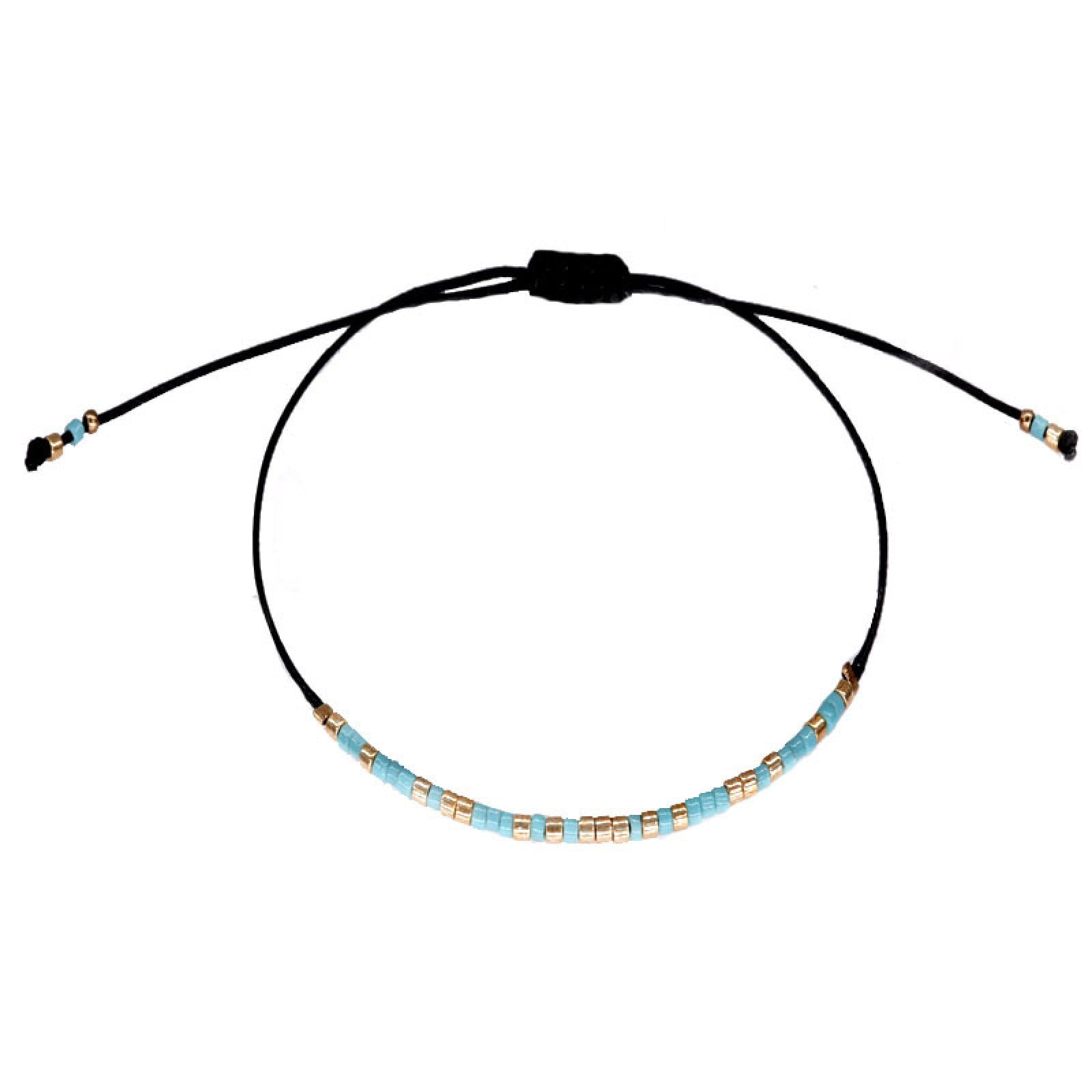 Bohemian Seed Beaded Bracelets for Women - Adjustable Stackable Thin Strand Beaded Bracelet Set, Handmade Colorful Beach Jewelry Gift for Girls & Women | Perfect for Summer Vacations, Music Festivals and Boho Chic Outfits