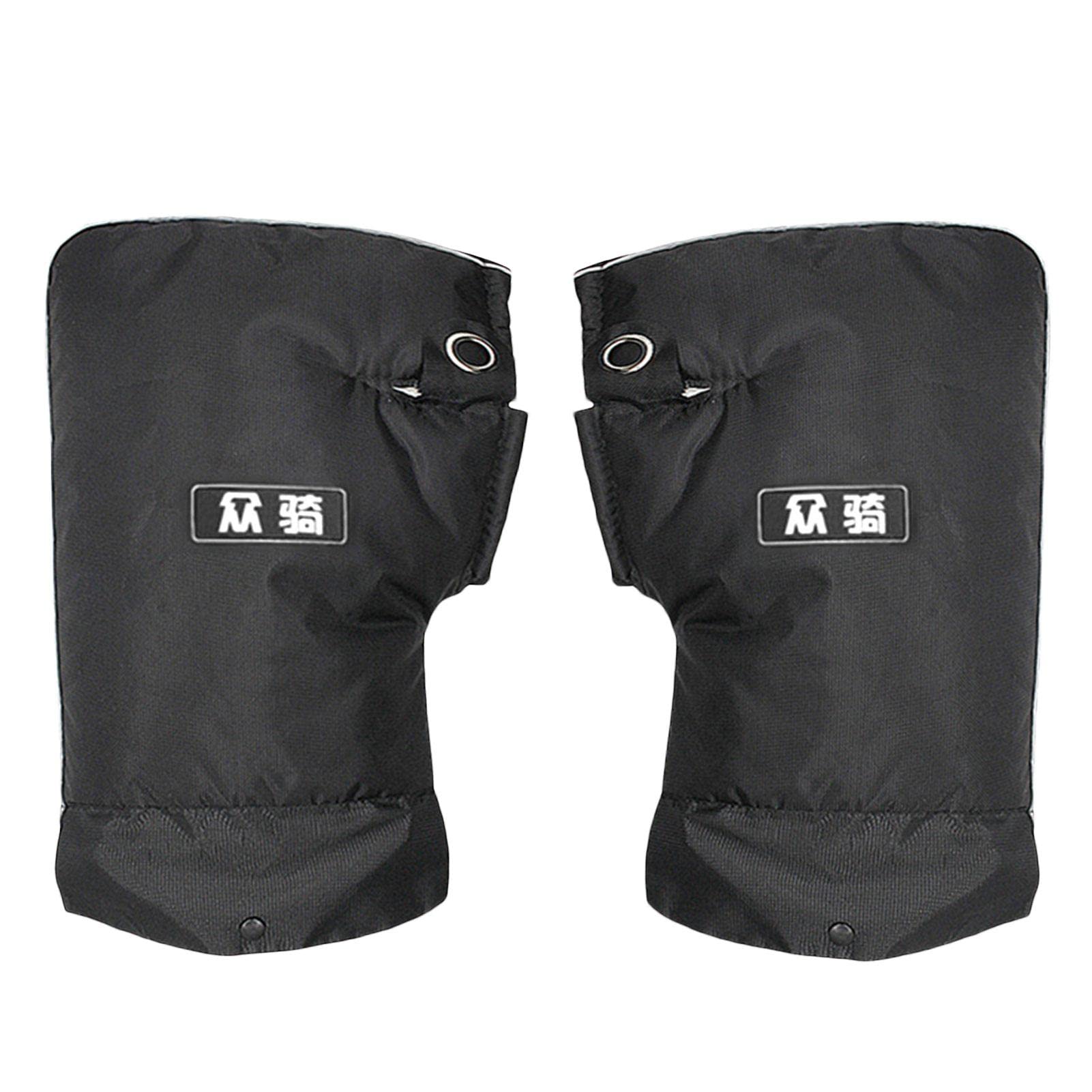 Shangfu-Team Winter Motorcycle Handlebar Gloves - Waterproof, Thermal Protective Gloves for Scooter, Motocross & Bicycle Riding - Keep Hands Warm in Rain & Cold Weather - Ideal for Commuting, Off-Road Adventures & Urban Cycling