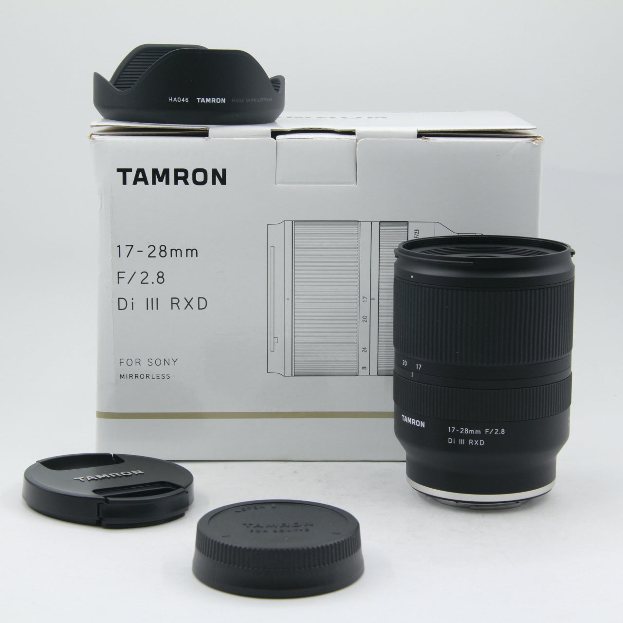 Tamron 17-28mm f/2.8 Di III RXD Lens for Sony E Mount - Excellent Open Box Condition - Perfect for Landscape, Portrait & Low-Light Photography