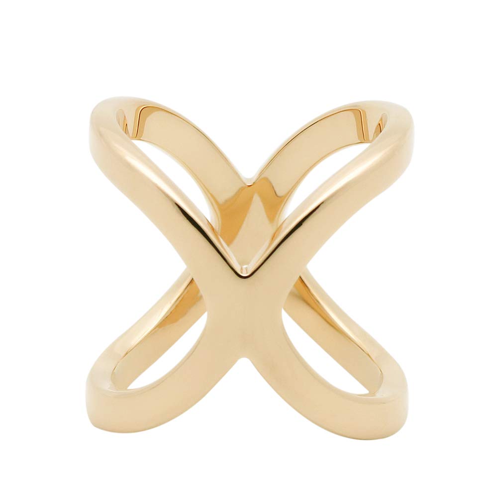 Gold Plated Scarf Ring for Women - Elegant Fashion Accessory for Dresses, Shawls & Scarves - Perfect for Parties, Weddings & Everyday Wear