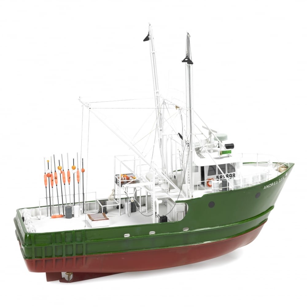 Andrea Gail Wooden Ship Model Kit - 1/60 Scale Historical Fishing Vessel - Perfect for Collectors, DIY Enthusiasts & Home Decor - Great Gift for Maritime Lovers