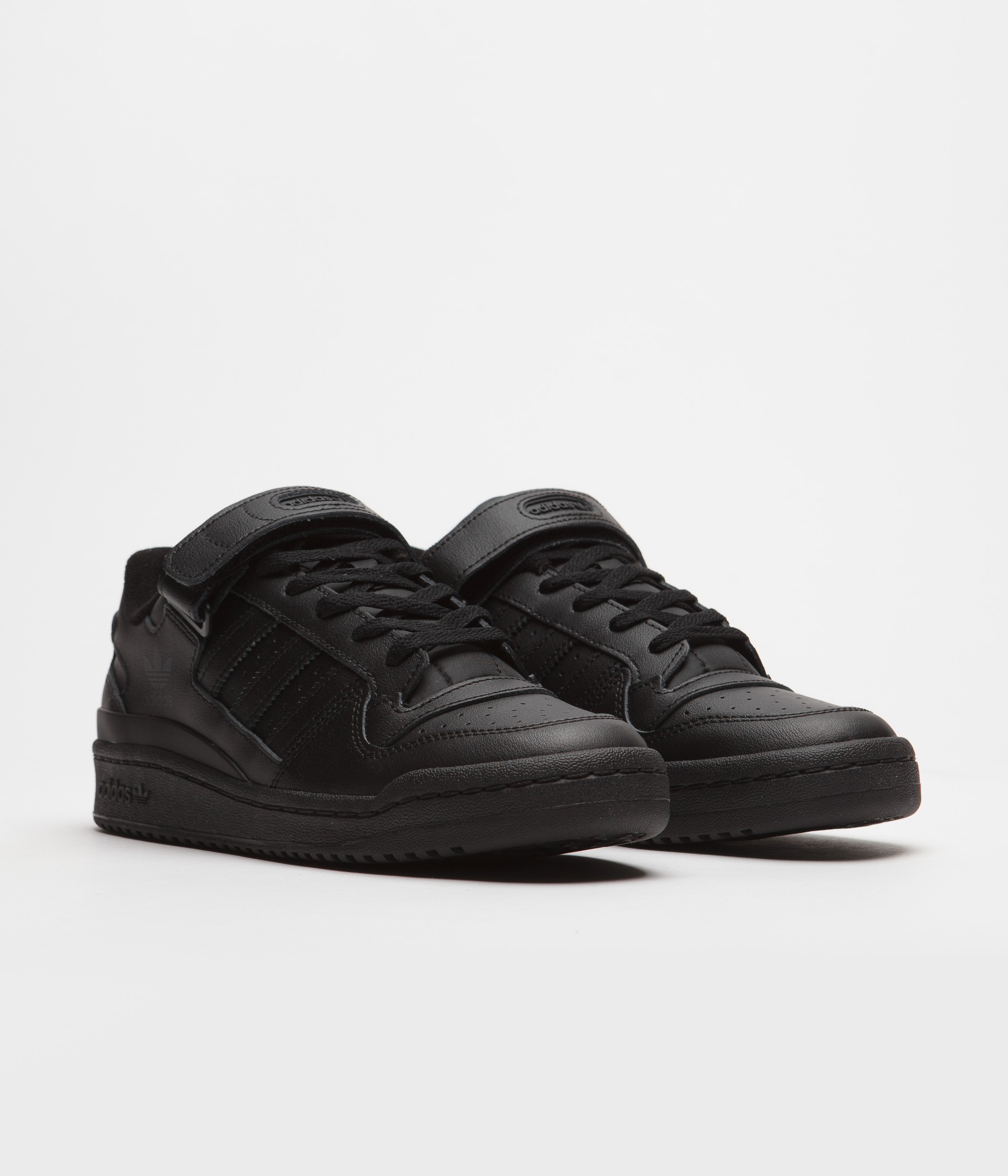 Adidas Forum Low Shoes for Men & Women - Core Black Sneakers for Casual Wear, Running & Street Style | Lightweight & Comfortable Athletic Shoes