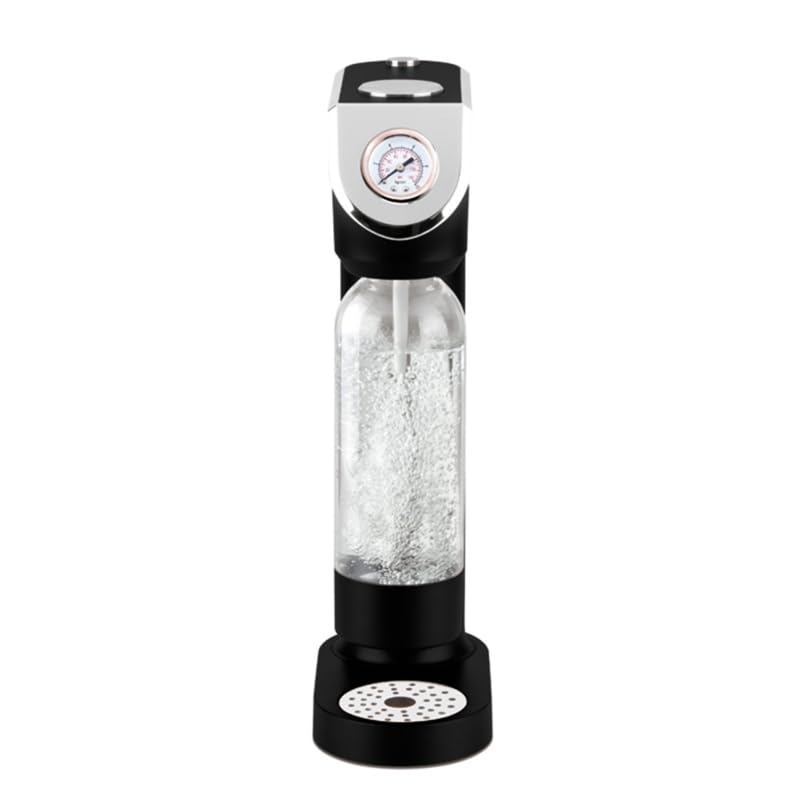 BERLINGER HAUS Sodabar Soda Maker Machine with 2 Glass Bottles - Black Rose Collection | Eco-Friendly & Easy to Use for Sparkling Water, Homemade Soda & Cocktails | Perfect for Home, Office & Parties
