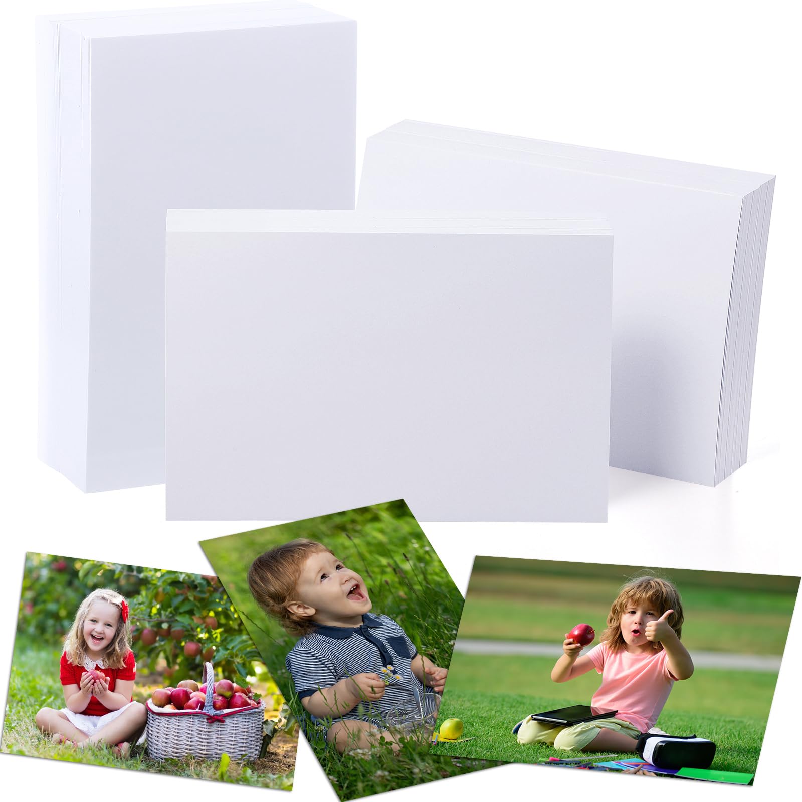 Fuutreo 200 Sheets Glossy Photo Paper 200gsm - Premium Inkjet Printer Paper for Pictures (2x3 Inch) - Ideal for Photo Printing, Scrapbooking & Craft Projects