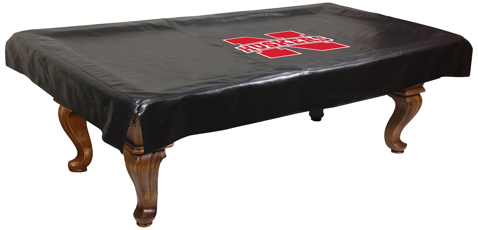 Official NCAA Nebraska Cornhuskers Billiard Table Cover - Waterproof Pool Table Protector for Game Room, Bar, and Home Decor