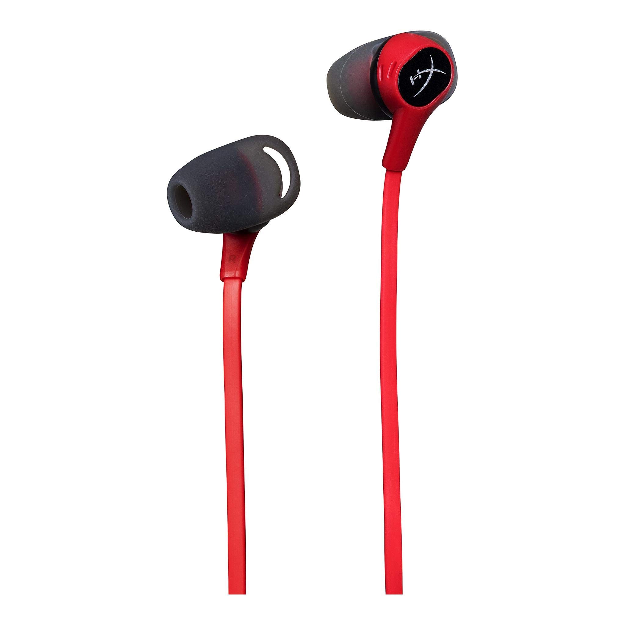 HyperX Cloud Earbuds - Wired Gaming Earbuds with Built-in Mic for Nintendo Switch, Mobile Gaming, PC & PS5 | Noise Isolation for Competitive Play & Travel Use