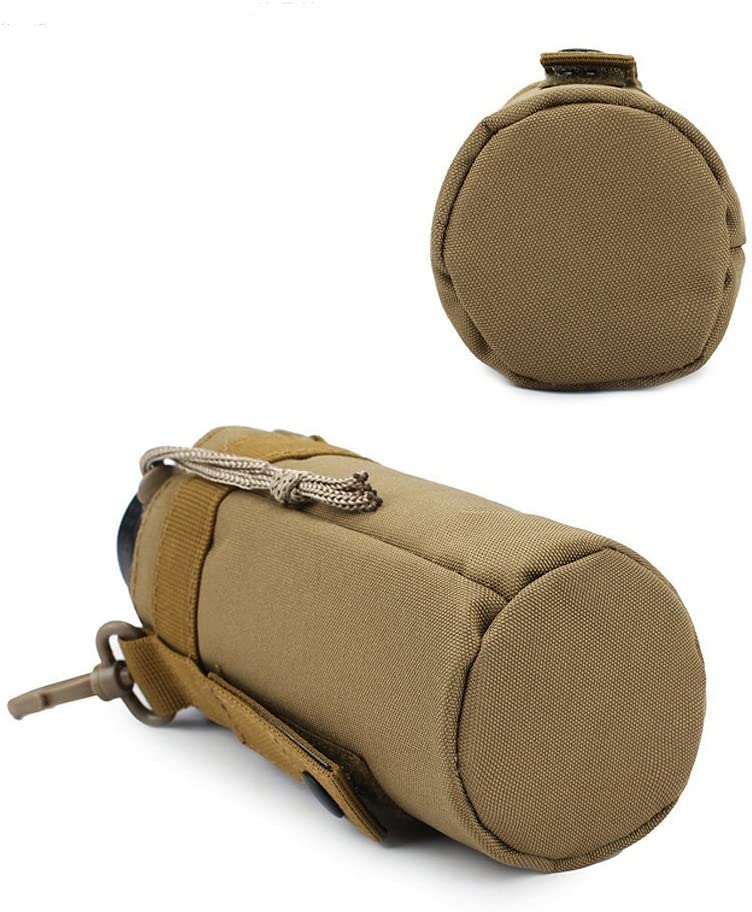 TEGOOL Tactical Water Bottle Sleeve Bag - Army Green Holder Pouch for Outdoor Hiking, Camping, and Military Use