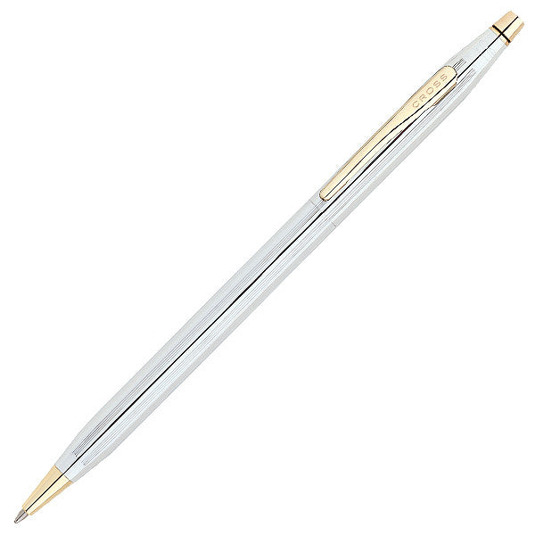Cross Classic Century Ballpoint Pen - Medalist Chrome with Gold Trim - Premium Writing Instrument for Office, Business & Gifting