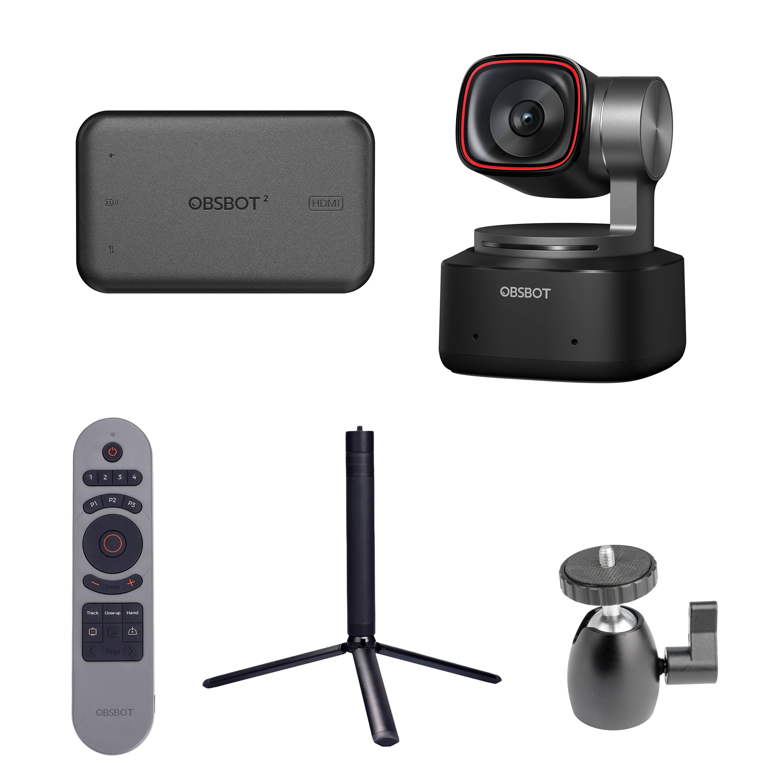 OBSBOT Tiny 2 4K Webcam with AI Tracking & Auto-Framing - Perfect for Live Streaming, Video Conferencing, and Content Creation