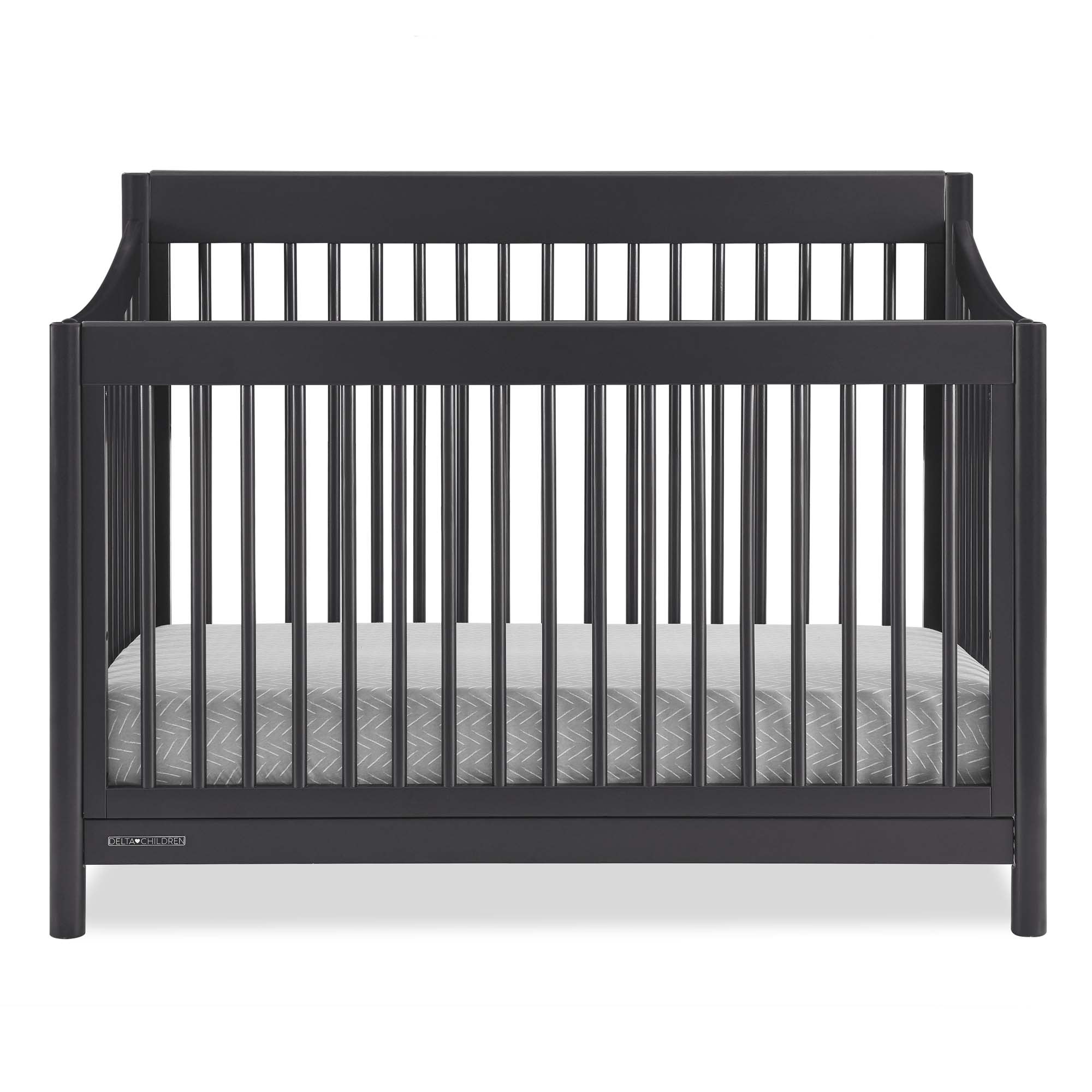 Brooks 6-in-1 Convertible Baby Crib - Toddler Bed, Daybed & Full-Size Bed - Safe & Durable Nursery Furniture for Newborn to Adult - Perfect for Baby Rooms, Daycare Centers & Guest Bedrooms