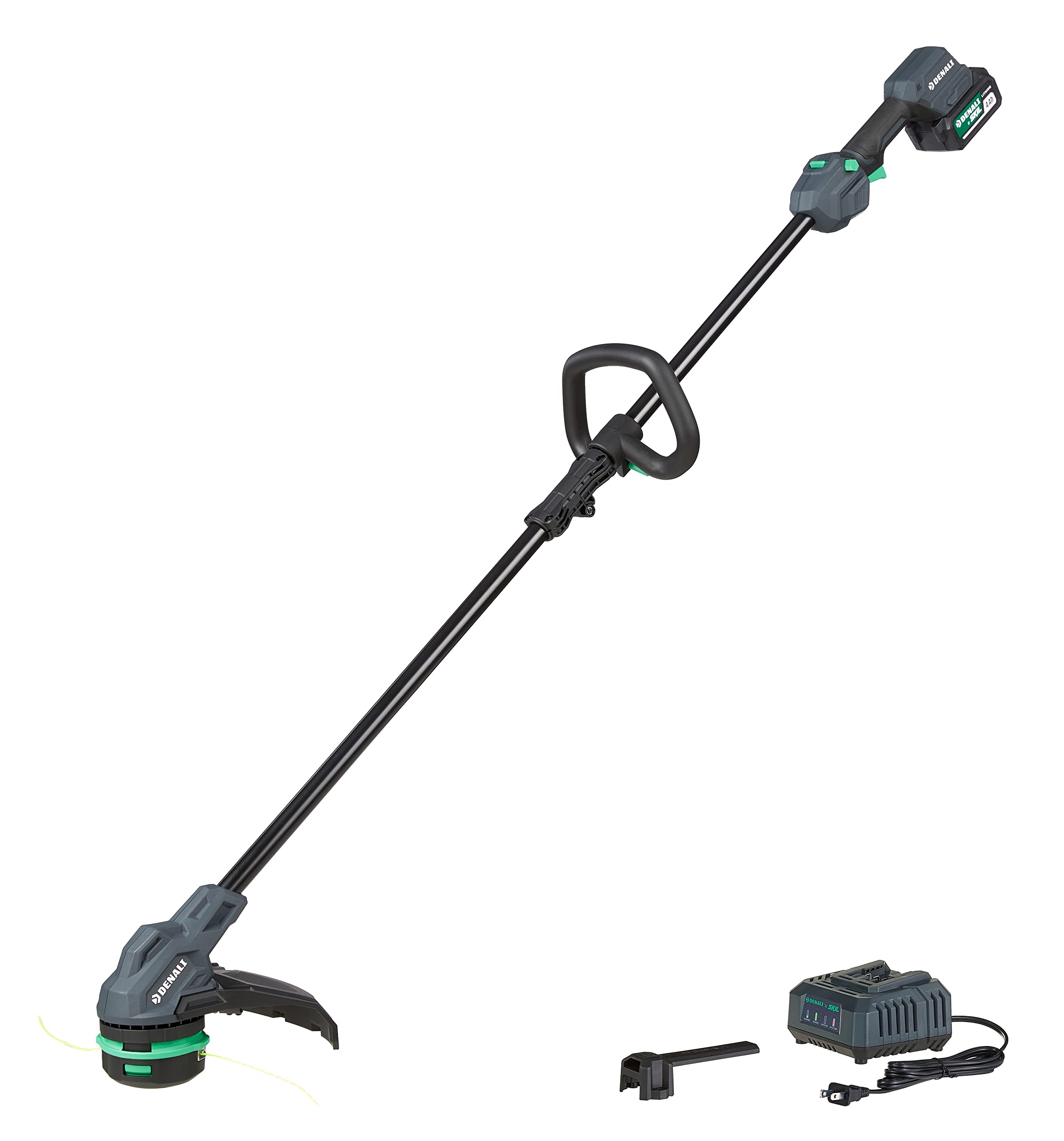 SKIL Denali 20V Brushless 13-Inch Cordless String Trimmer Kit with 4.0Ah Battery & Charger - Lightweight Weed Wacker for Lawn Edging, Yard Maintenance & Landscaping (Blue) - Perfect for Homeowners & Professional Landscapers