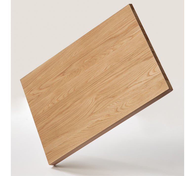 Solid Oak Wood Wall-Mounted Ultra-Thin Bookshelf - Modern Floating Shelf for Living Room, Bedroom, or Office Storage & Display