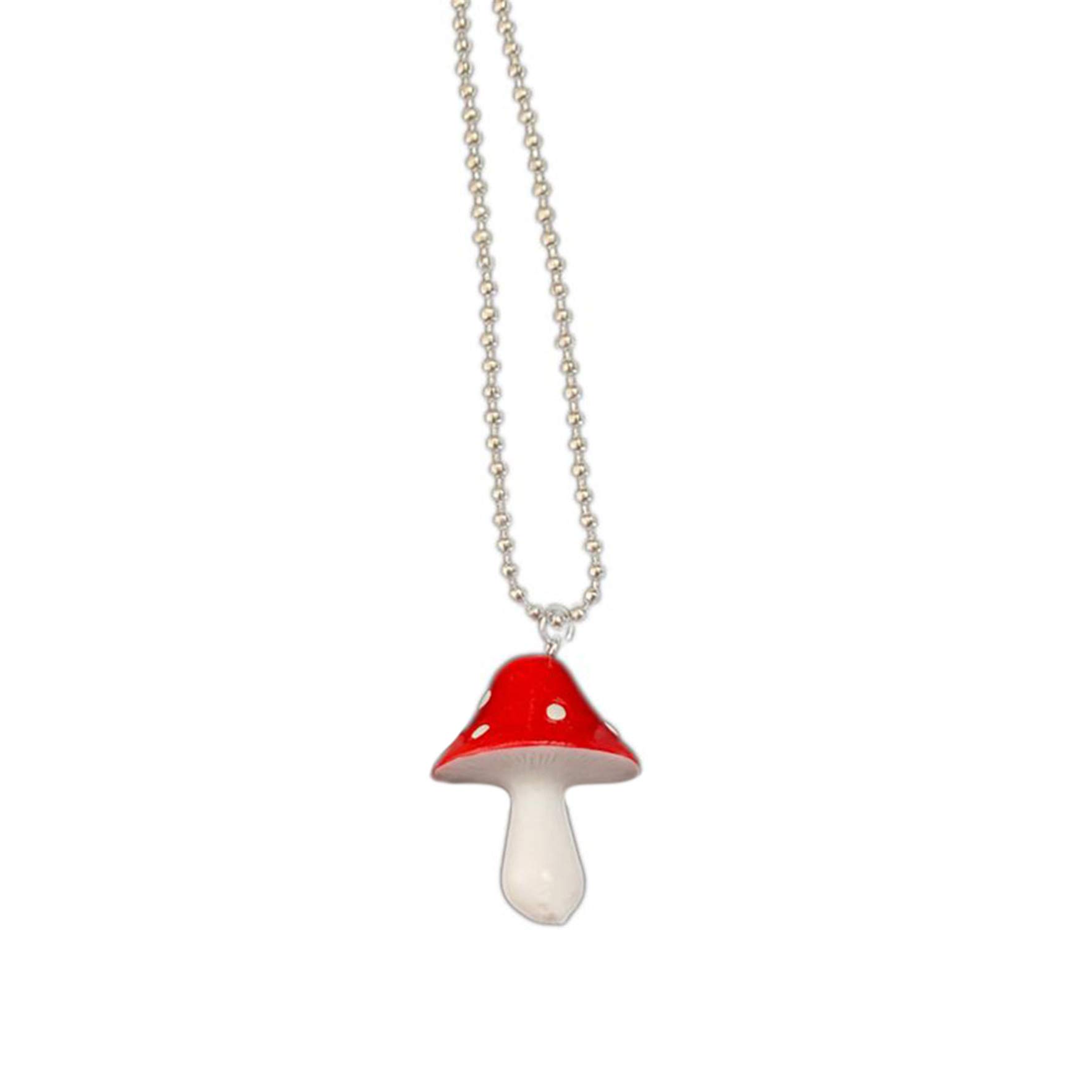 Elegant Sterling Silver Mushroom Charm Necklace & Earrings Set - Perfect Anniversary & Birthday Gift for Her - Ideal for Nature Lovers & Boho Fashion
