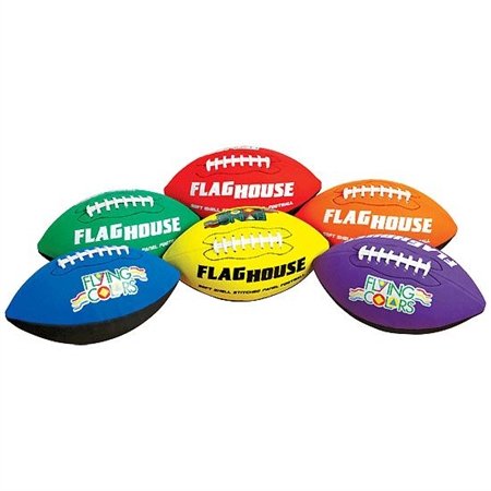 Flying Colors Squishy Football Set - Soft Stress Relief Toy for Kids & Adults - Perfect for Playtime, Party Favors & Sensory Fidget Toys