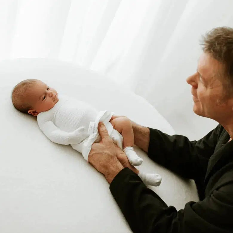 Swaddelini Preemie Swaddle Sleep Sack - Soft & Breathable Baby Wrap for Newborns & Premature Infants - White - Perfect for Safe Sleep, Swaddling & Comforting Babies at Night