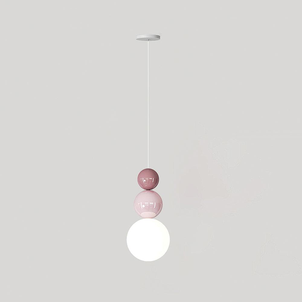 Modern Acrylic Three Ball Pendant Light Fixture - Sleek Hanging Chandelier for Dining Room, Kitchen Island or Bedroom Lighting