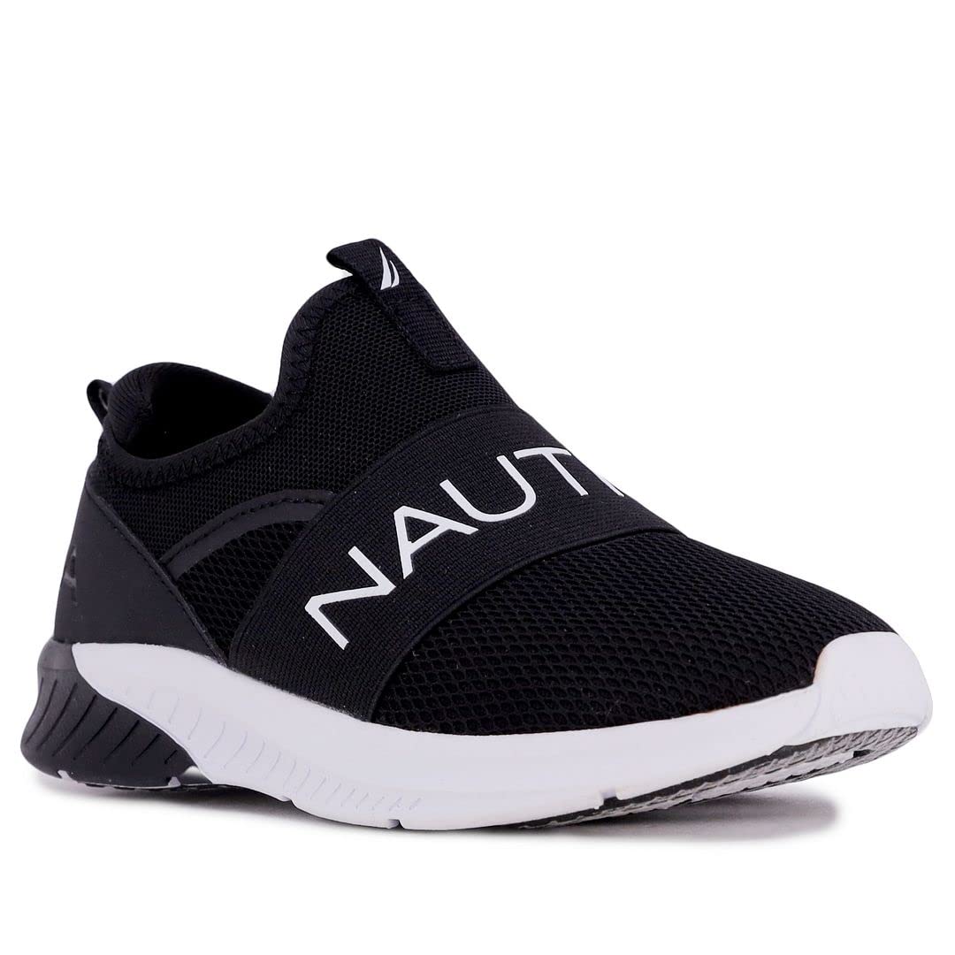 Nautica Kids Boys Youth Athletic Sneakers - Slip On Running Shoes for Little & Big Kids - Lightweight & Comfortable for School, Sports & Daily Wear