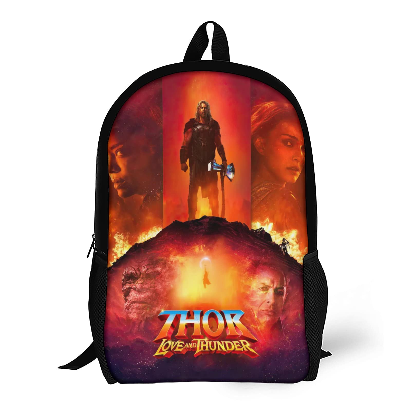 Crunowin 3D Printed Lightweight Travel Backpack - Waterproof Gaming Laptop Backpack for Men & Women, Perfect for Daily Use, School, Work, Hiking and Outdoor Adventures (Black)
