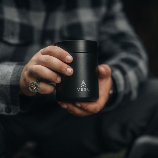 VSSL Java Nest Mug - Premium Stainless Steel Travel Coffee Mug with Leak-Proof Lid, Double Wall Vacuum Insulation for Hot & Cold Drinks - Perfect for Commuting, Camping, and Office Use