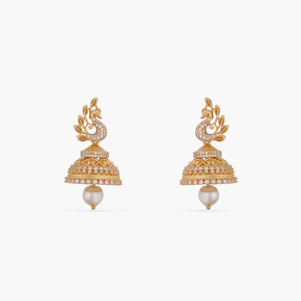 Ainara Delicate Cubic Zirconia Earrings for Women - Elegant CZ Stud Earrings for Party, Wedding & Everyday Wear